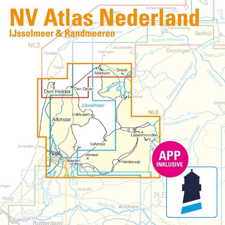 NV Verlag Übericht Ijsselmeer NL 3